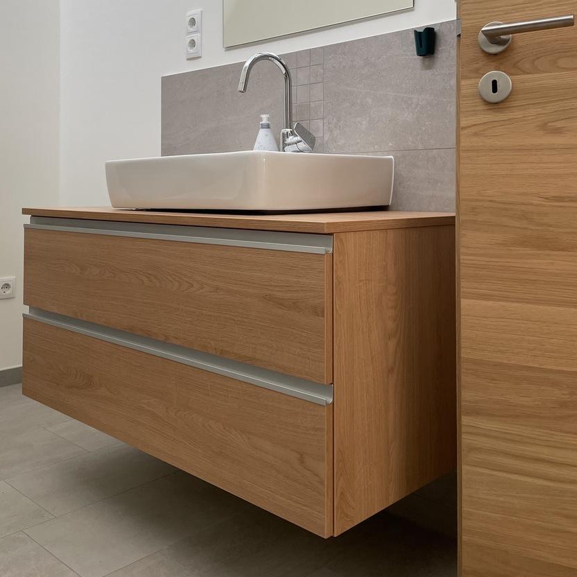 Waschbeckenunterschrank nach Maß Waschbeckenunterschrank aus Holz nach Maß